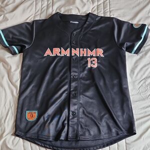 ARMNHMR Baseball Jersey-Black